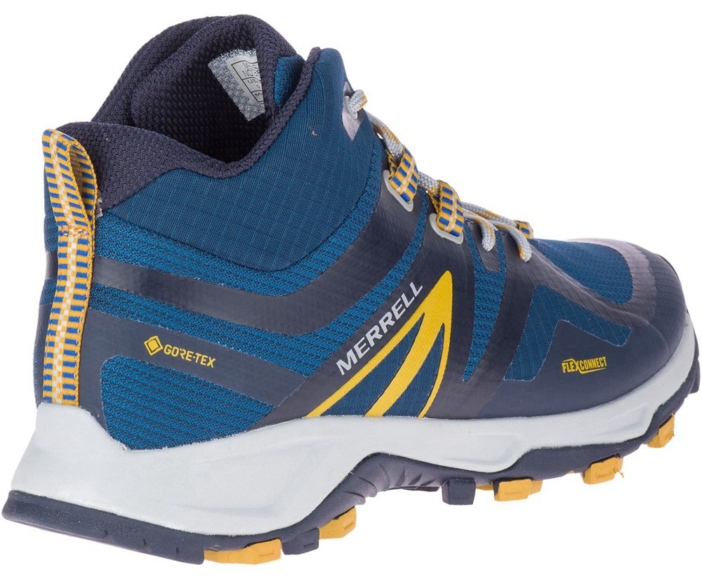 Botas Homem - Merrell Mqm Flex 2 Mid Gore-Tex® - Azuis - CES439102